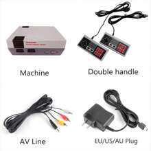 Consola de videojuegos Retro Mini TV de 8 bits con 620 juegos RETRO y 2 controles incluidos T&N Consola de videojuegos Retro Mini TV de 8 bits consolas de video juegos - Blanco y Negro - Ver 5