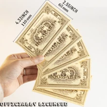 WB 10pcs Harry Potter Ticket Officially Licensed 93⁄4 Platform Ticket Bookmark Hogwarts Train The Golden Yellow Banknote Collection Bookmark Notice Stamping Return Ticket,Bookmark,Harry Potter Golden Snitch,Harry Potter Doll - Multicolor - View 2