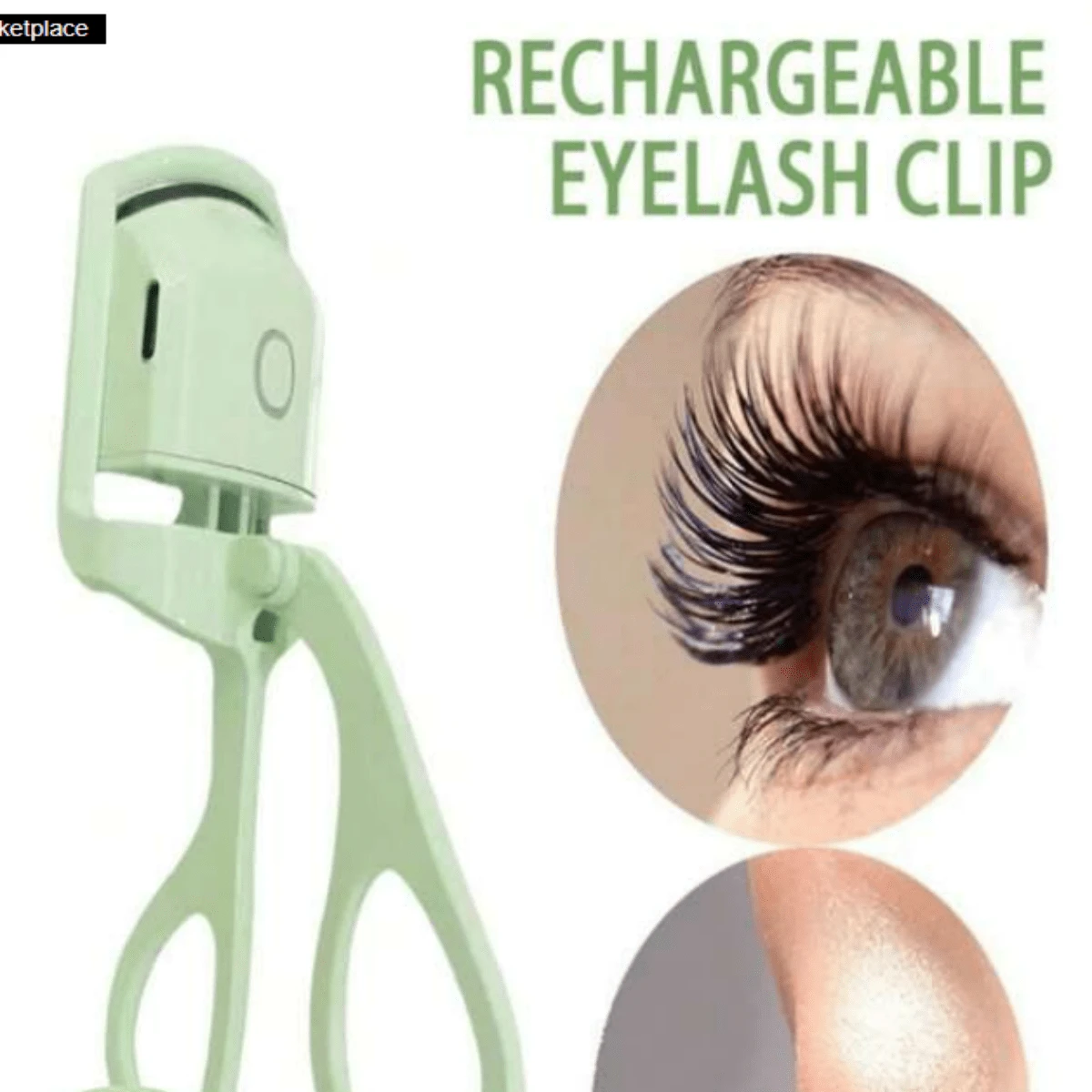 Rechargeable Thermal Portable Electric Eyelash Curler - Multicolor - View 1