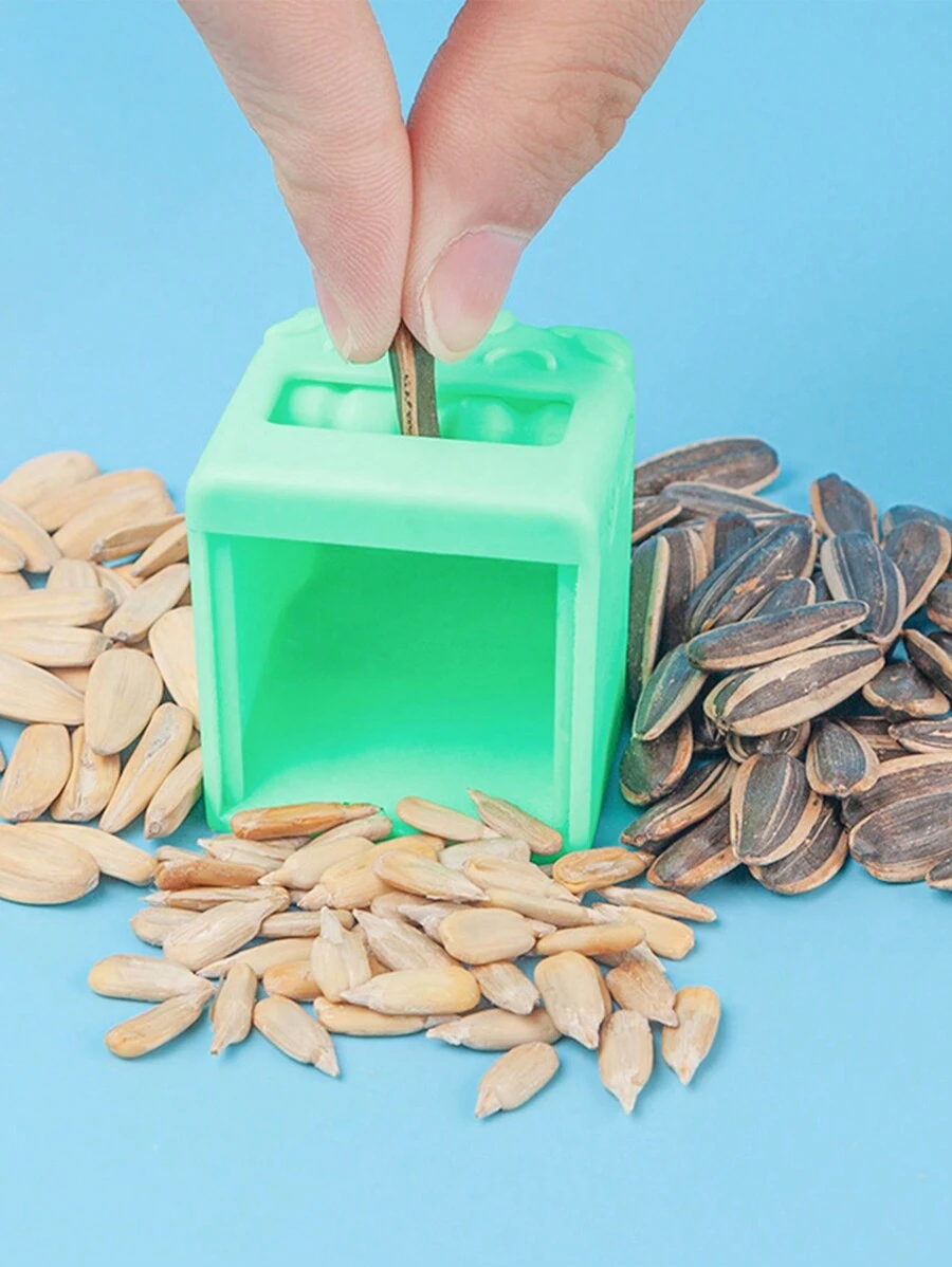 1pc Sunflower Seed Sheller Tool - Green - View 1