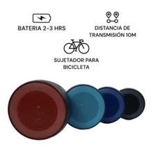 (F80)Bocina bluetooth inalámbrica - Rojo - Ver 2