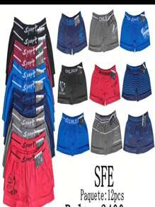 Male Boxer 6pcs - 彩色 - 查看 7