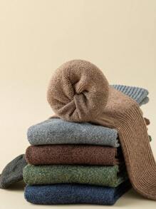 3雙男士常規厚中筒襪,隨機發貨 - 彩色 - 查看 5