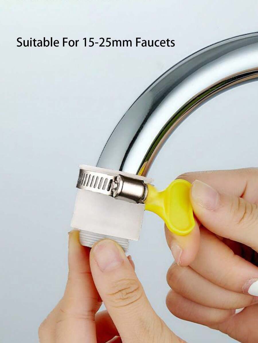 1個萬用自來水龍頭轉接器 - 白色 - 查看 1