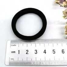 10入組無縫韓語風格高彈性頭繩,毛巾螺旋馬尾支架,批發