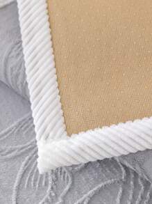 1pc Universal Season Simple Modern Seat Cushion With Plant Pattern Sofa Slipcover - Grey - View 4