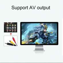 Consola de Juegos Super Mini SFC 620 Clasica Roja y Blanco Para TV Domestica - Gris - Ver 4