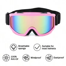 Lunettes De Moto Pour Hommes Et Femmes, Lunettes De Motocross, Lunettes De Vélo Tout-terrain, Lunettes D'équitation, Lunettes De Sports Motorisés, Lunettes Tout-terrain, Lunettes Mx, Lunettes De Ski Pour Le Ski, Le Snowboard, Le Cyclisme Tout-terrain Ou D'autres Sports De Plein Air, Uv400, Anti-rayures, Anti-poussière, Transparentes Pour Hommes, Femmes, Jeunes Enfants