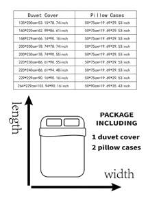 聖誕印花被套套裝含枕套(3入組),不含填充物 - 彩色 - 查看 7