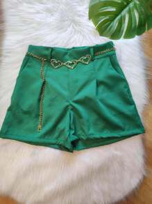 Women Shorts - màu xanh lá - Xem 1