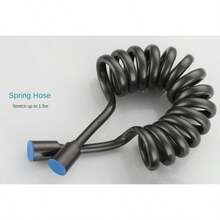 Bathroom Grey Bidet Sprayer Set 304 Stainless Steel Toilet Spray Flusher Multifunctional One Inlet Two Portable Bidet Enema Kit - Dark Grey - View 6