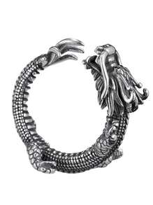 Cool Dragon-patterned Ring, Retro Chinese Style Dragon Ring For Index Finger - Silver - View 4