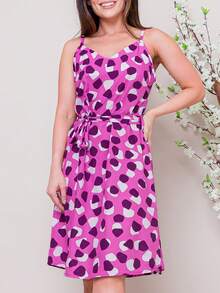 Women Dresses - 紫色 - 查看 1