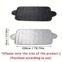 1 st hopfällbar snöskydd för vindruta, vintersolskydd