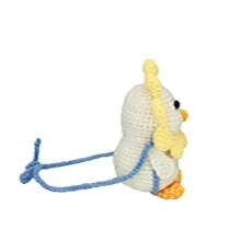 1套組合編織材料包旅行小鴨公仔包括英文說明書petal Duck學習編織套件,適合初學者diy針織用品(工具配件隨機顏色) - 彩色 - 查看 3