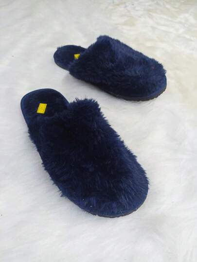 Chinelo Pantufa de Pelúcia Confortável, Chinelo de Quarto Antiderrapante Unissex do 34 ao 42.