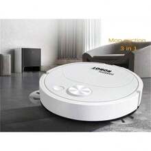 Robot Quét Quét Tự Động Mini Vệ Sinh Máy Gia Đình Sạc USB Công Nghệ Thông Minh Quét Hút Kéo Máy Hút Bụi - Màu vàng - Xem 2