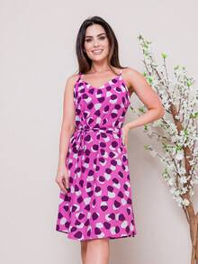 Women Dresses - 紫色 - 查看 3