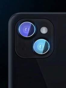 2pcs Clear Fiber Lens Film Compatible With Apple, Waterproof, Scratch Resistant - Clear - View 3