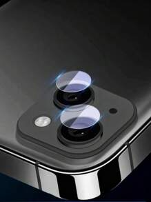 2pcs Clear Fiber Lens Film Compatible With Apple, Waterproof, Scratch Resistant - Clear - View 4