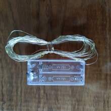 Led Copper Wire String Light Battery-operated Fairy Lights - Multicolor - View 2