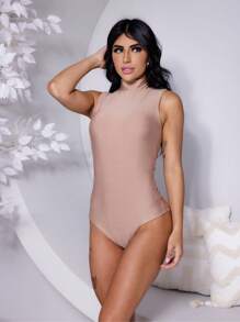 Women Bodysuits - Beis - Ver 3
