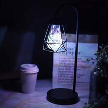 1pc Led Novelty Table Lamp In Shape Of Character Seven For Home Decoration And Christmas Gift - White - View 4
