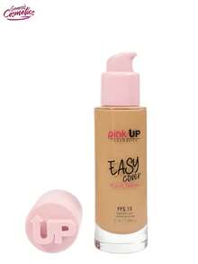 GENESIS MX Base de Maquillaje liquido Easy Cover Pink Up Cobertura Media con Acido Hialuronico FPS15 Tono #700 CINNAMON - Blanco - Ver 2
