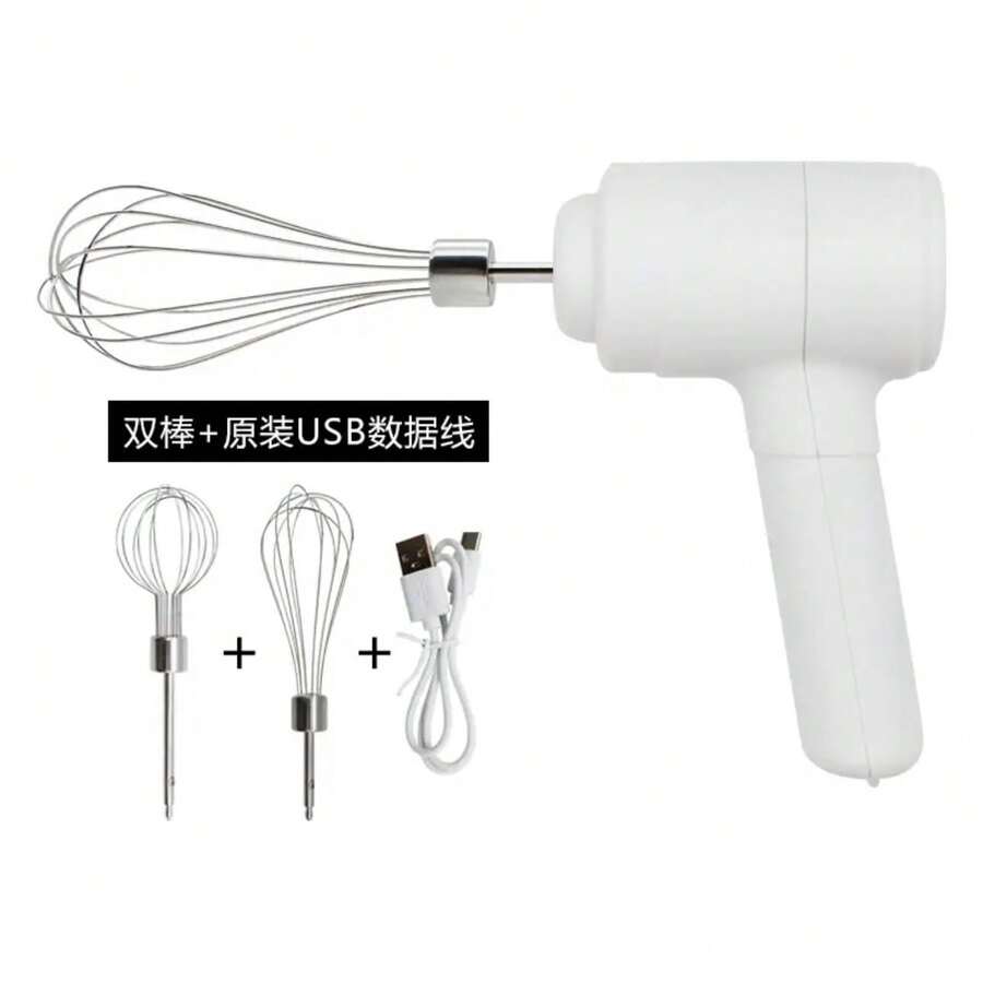 Batidora de mano eléctrica con batidor - Blanco - Ver 1