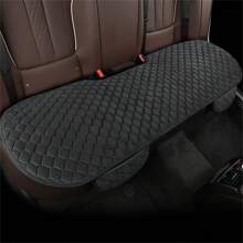 1 件冬季汽车座椅坐垫，加厚仿针织防滑后座垫，车辆通用坐垫 - 紅色 - 查看 6