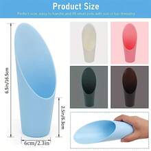 2入組藍色盆栽土耙,塑料花園土耙,顏色小型土耙,園藝工具