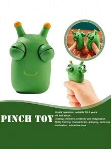 1pc Stress Relief Fidget Toy For Adults - Soft Caterpillar Decompression Toy - View 5