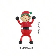 Stress Relief Wall Climbing Snowman Christmas Creative Toy Gift With Funny Rolling Feature, Random Color/style/accessory/packaging