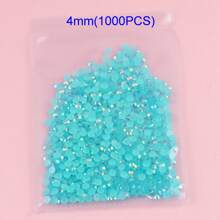 Sachet De 2-6mm Jelly Ab Rond Résine Non Hotfix Strass Dos Plat En Plastique Colle Sur Les Gemmes D'ongle En Cristal Strass Paillettes En Forme De Demi-perle Pour Nail Art, Vêtements, Artisanat, Tasses, Sacs, Accessoires De Perles De Décoration De Robe