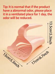 1 cái muỗng xúc cát cho mèo cưng có bộ lọc, thích hợp cho mèo và các vật nuôi nhỏ khác làm sạch - Hồng - Xem 2