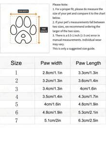 4 piezas Zapatos para mascota reflectante impermeable - Negro - Ver 5