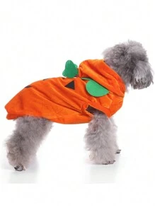 1 件宠物服装，狗南瓜服装，万圣节和圣诞节宠物变身服装万圣节万圣节服装