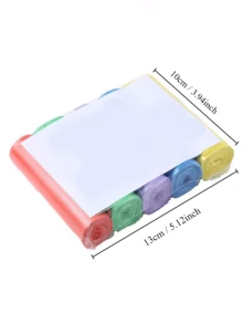 Portable Open Top Storage Bag With Breakpoint Plastic Bag - Mixed colors - View 5