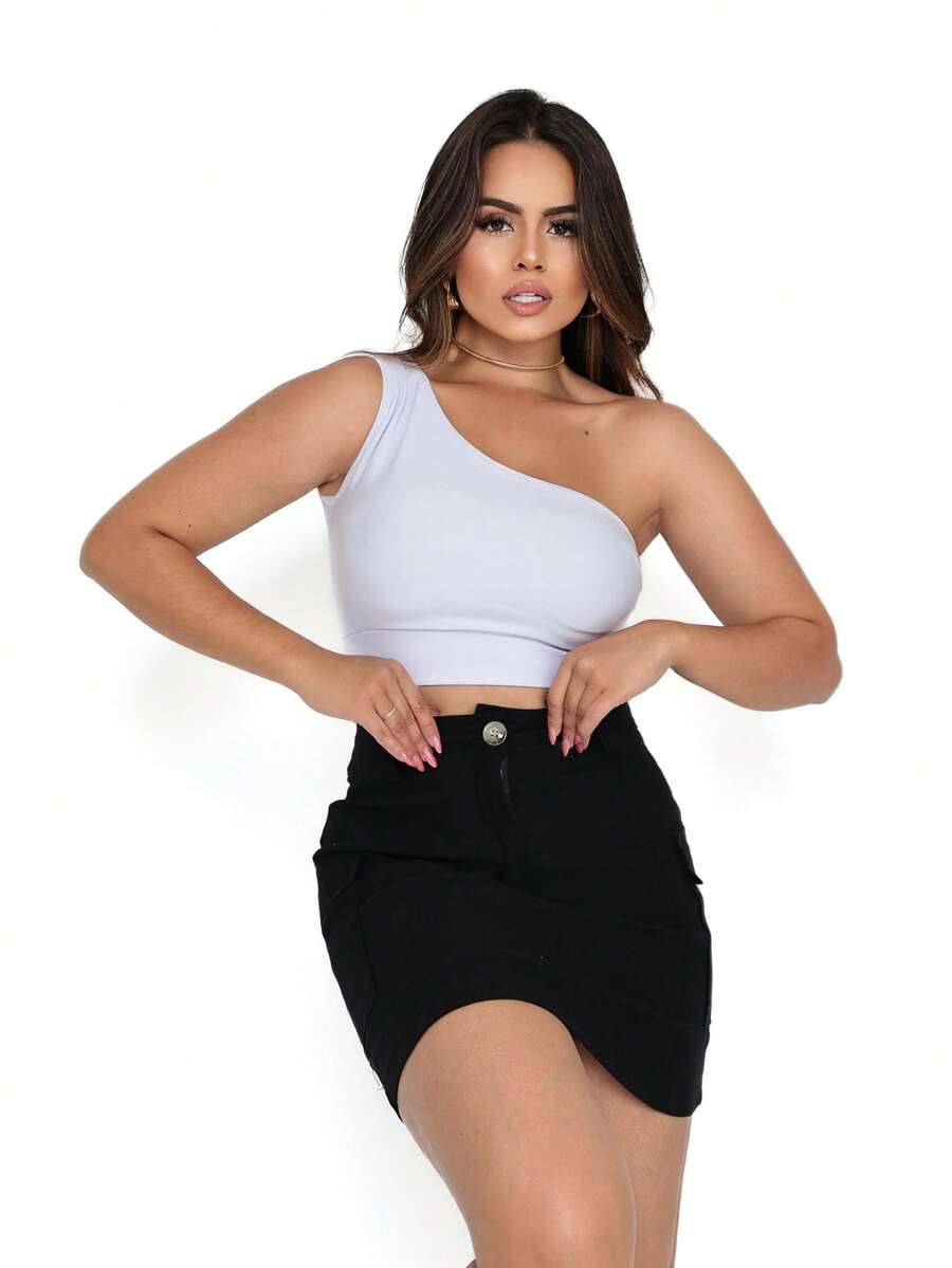 Women Tops - 白色 - 查看 1