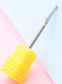 Easy Nail Quality Tungsten Carbide Dead Skin Remover Nail Drill Bits 3/32"Professional Carbide Nail Cleaning Drill Bit For Callus Dead Skin Nail Preparation Two-Way Rotation - Yellow - View 5
