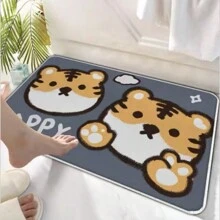 浴室地墊, 沐浴、淋浴、浴缸和客廳的吸水防滑馬桶地墊,適用於家居和酒店