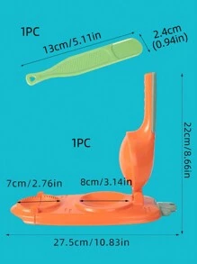 1 Khuôn Làm Bánh Bao Hình Cà Rốt Kèm 1 Thìa Sáng Tạo Máy Làm Bánh Bao Bằng Nhựa Hình Cà Rốt Bộ Báo Chí Cho Nhà Bếp - trái cam - Xem 2