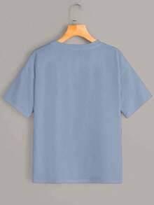 Women T-Shirts - 淺藍色 - 查看 2