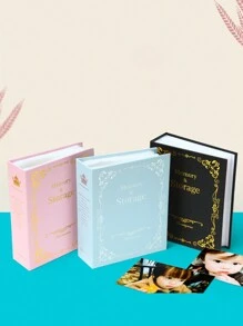 1pc Paper Photo Album,Vintage Simple Memorial Book For Home