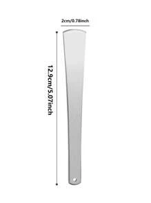 Stainless Steel Pedicure Scrapers Callus Knife Pedicure Scrubber Tools Foot File Dead Skin Remover Tools Pedicure Tool - Silver - View 4