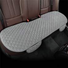 1 件冬季汽车座椅坐垫，加厚仿针织防滑后座垫，车辆通用坐垫 - 紅色 - 查看 2