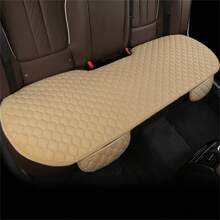 1 件装汽车座椅坐垫，冬季加厚毛绒防滑后排连接通用屁股垫通用汽车座椅套