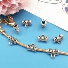 70 件銀色 Diy 手鍊珠寶製作用品