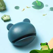 1入組藍色的卡通青蛙&胡蘿蔔形狀廚房磨刀器 - 藍色 - 查看 2