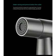 Bathroom Grey Bidet Sprayer Set 304 Stainless Steel Toilet Spray Flusher Multifunctional One Inlet Two Portable Bidet Enema Kit - Dark Grey - View 4